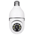 Pan Tilt Security Light Camera V380 130W dpi Smart Wireless WIFI Full Color Bulb Camera 2.4Ghz 360 Degree E27 Panoramic IP Camera (No SD Card)