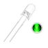 3mm Crystal LED Green