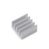 EuisdanAA 10 Pcs 9mm x 9mm x 5mm Aluminium Heatsink