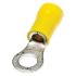 INSULATED CRIMP YELLOW 5mm HIGH QUALITY COPPER