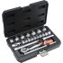 YATO Socket Set 22pcs/set 3/8