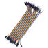 Male to Male Jumper Wires 20cm Set of 40 - Flexible and Durable Connectivity for Electronics Projects