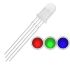 5mm RGB LED Common Cathode 4-Pin Tri-Color Emitting Diodes