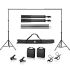 2x2M Backdrop Support System Kit with Carry Bag for Photography Photo Video Studio Photography Studio