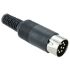 8 PIN XLR MALE PLASTIC CONNECTOR