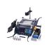 A 853AAA 220V 3 In 1 Preheating Station Infrared BGA Rework Soldering Station Hot Air Gun 60W Tin Soldering Iron